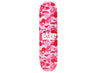 A Bathing Ape ABC Camo Skateboard in Pink