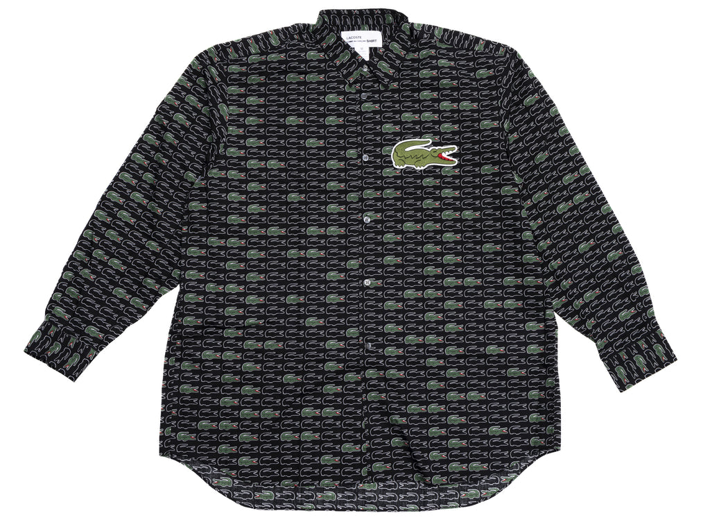 Comme des Garçons SHIRT x Lacoste All Over Print Button-Up