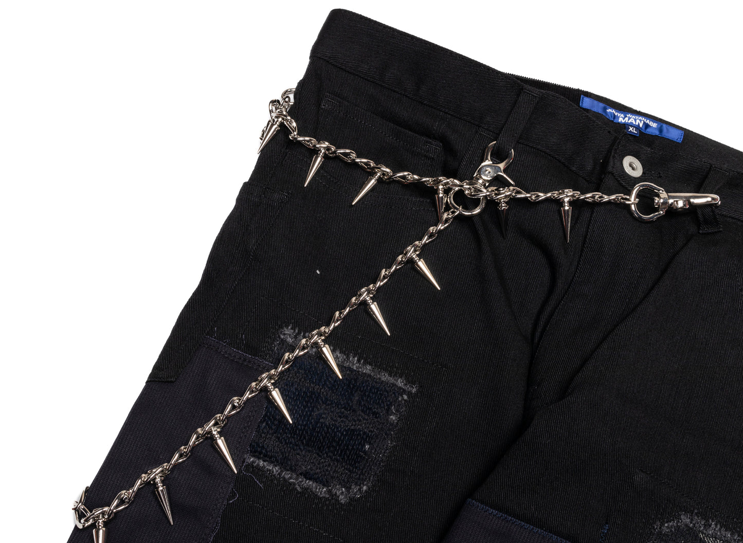 Junya Watanabe MAN Stretch Cotton Pants in Black Mix