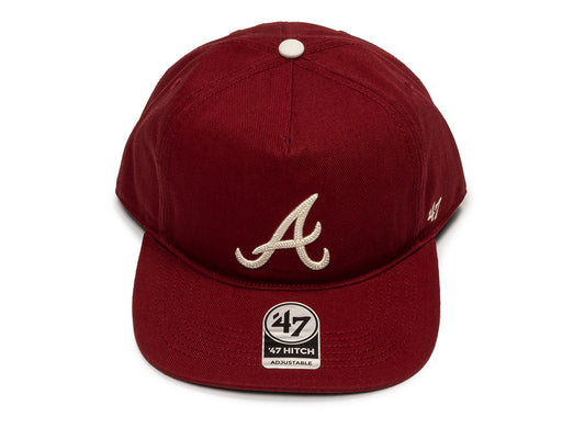 47 Atlanta Braves Razor Red Heavy Twill Hero 47 Hitch LC