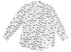 Comme des Garçons SHIRT x Lacoste All Over Print Slanted Button-Up