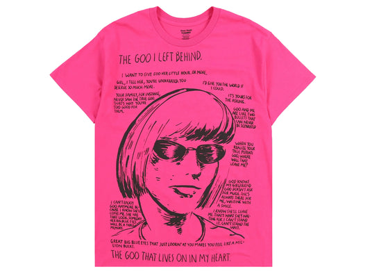 Pleasures x Sonic Youth The Goo Tee in Pink