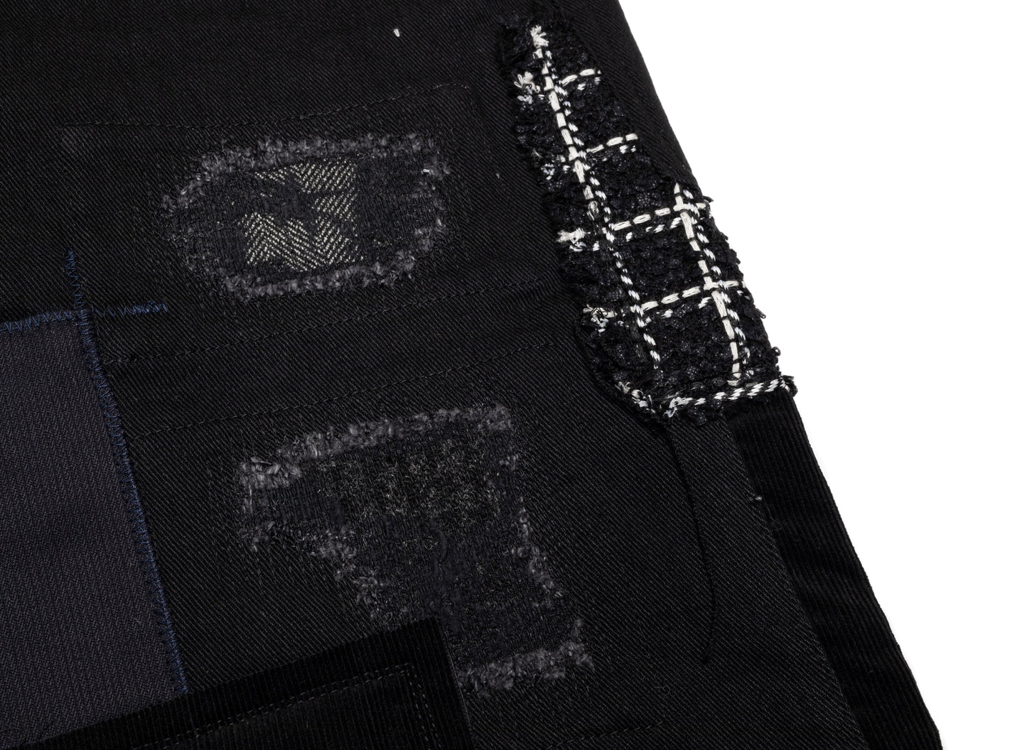 Junya Watanabe MAN Stretch Cotton Pants in Black Mix