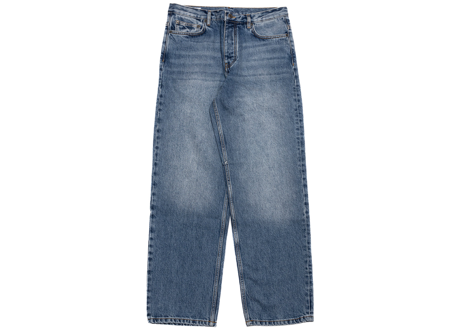 OFF-WHITE Half Arrow Relax Tapered Jeans in Light Medium Blue