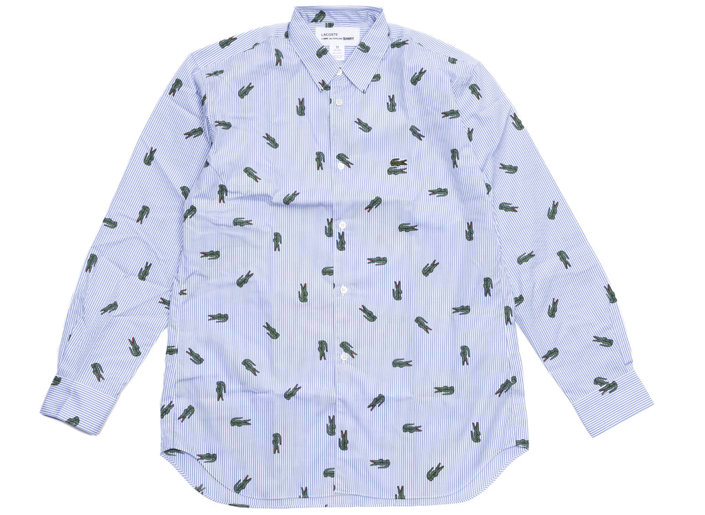 Comme des Garçons SHIRT x Lacoste All Over Print Button-Up