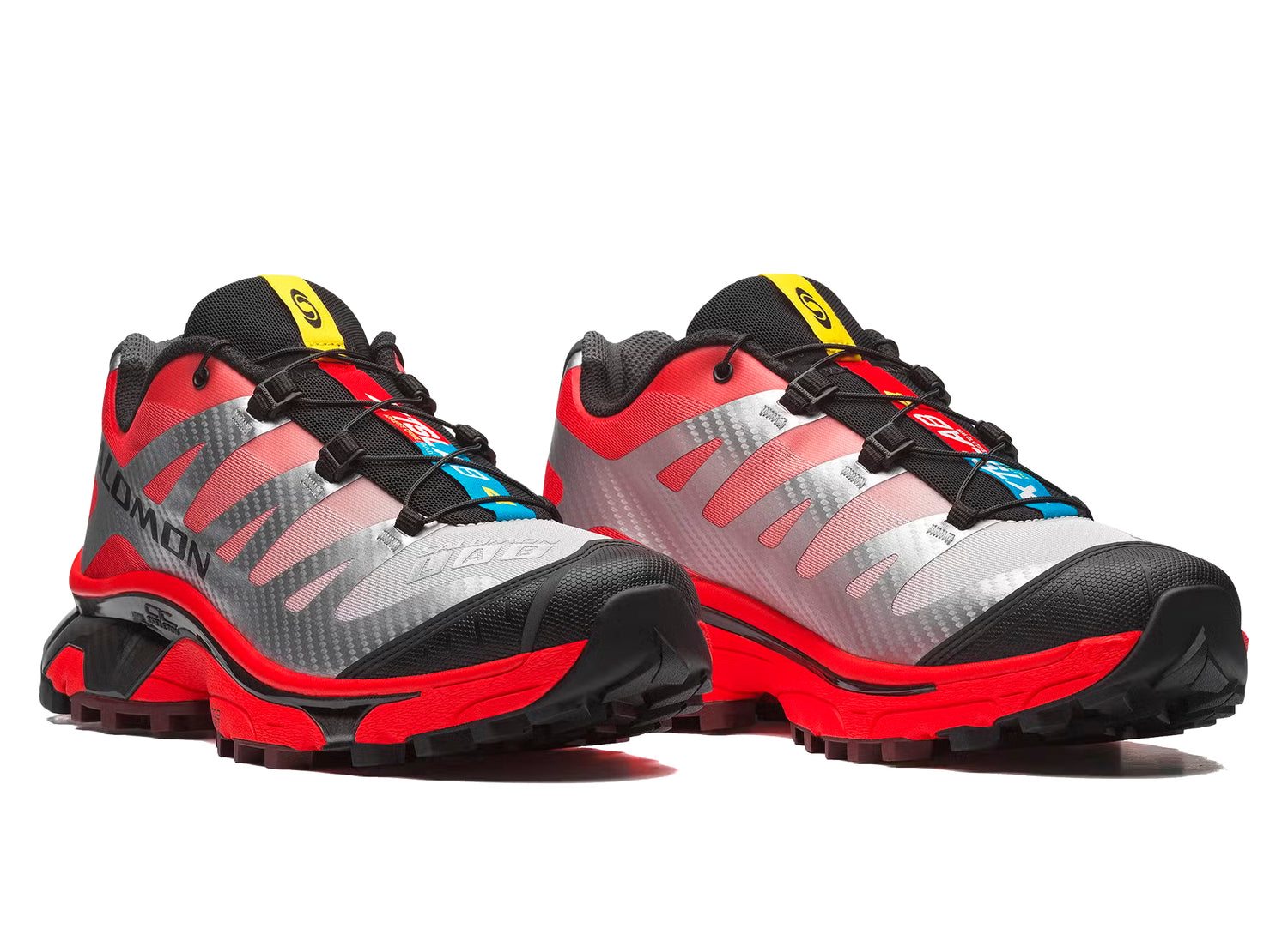 Salomon XT-4 OG in Silver / Fiery Red – view 2