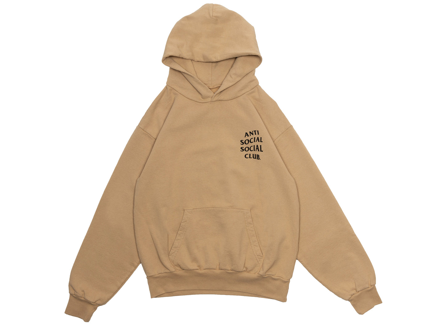 Anti Social Social Club Made in USA Mind Games Hoodie in Tan