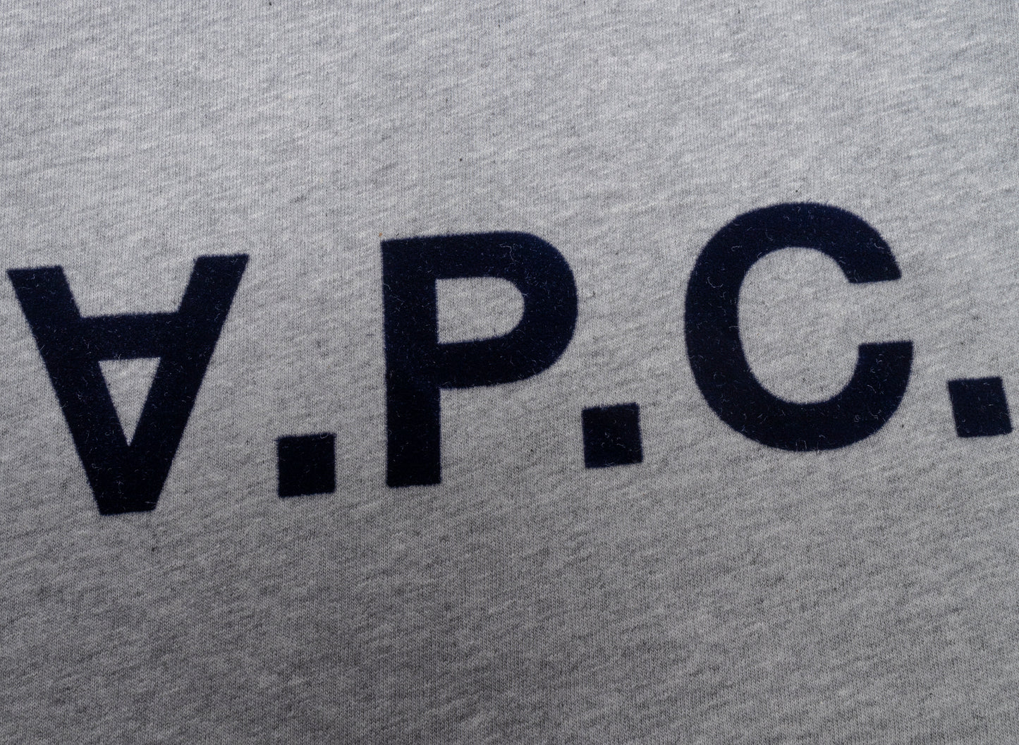 A.P.C. VPC Color H T-Shirt in Grey/Black