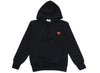 Comme des Garçons Play Men's Heart Hoodie 'Black'