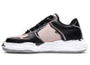 Maison Mihara Yasuhiro Leather Wayne Low in Black/Pink