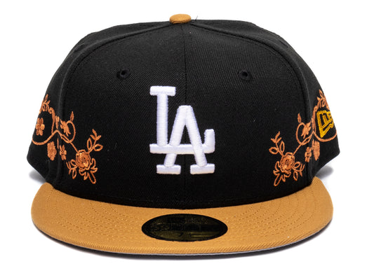 New Era Floral Vine Los Angeles Dodgers Fitted Hat xld