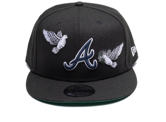 New Era Atlanta Braves Peace Snapback Hat xld