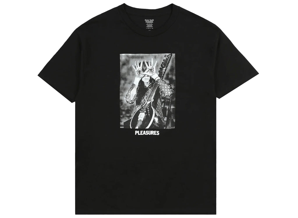 Pleasures x Sonic Youth Star Power Tee in Black