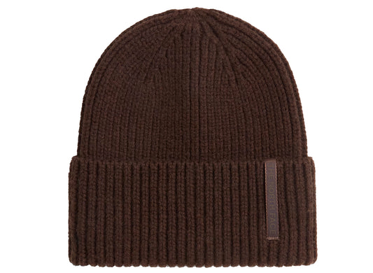 The North Face Wool Blend Beanie in Dark Chestnut
