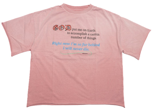 ASTRUM Distorted Faith Tee in Plum