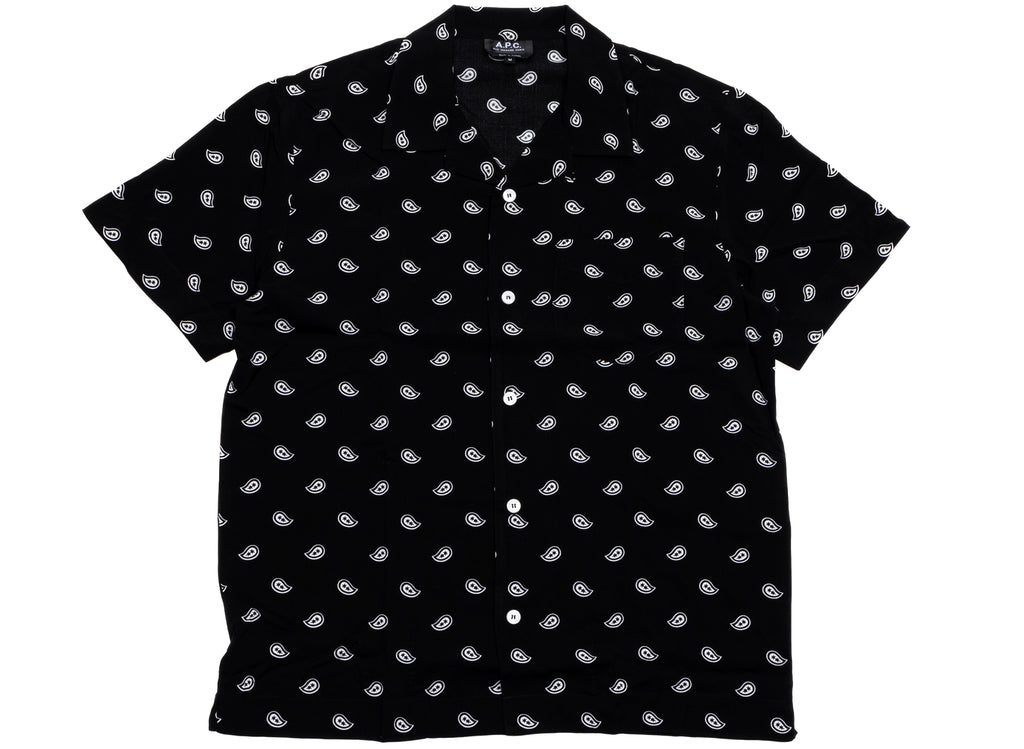 A.P.C. Chemisette Lloyd Paisley Button-Up