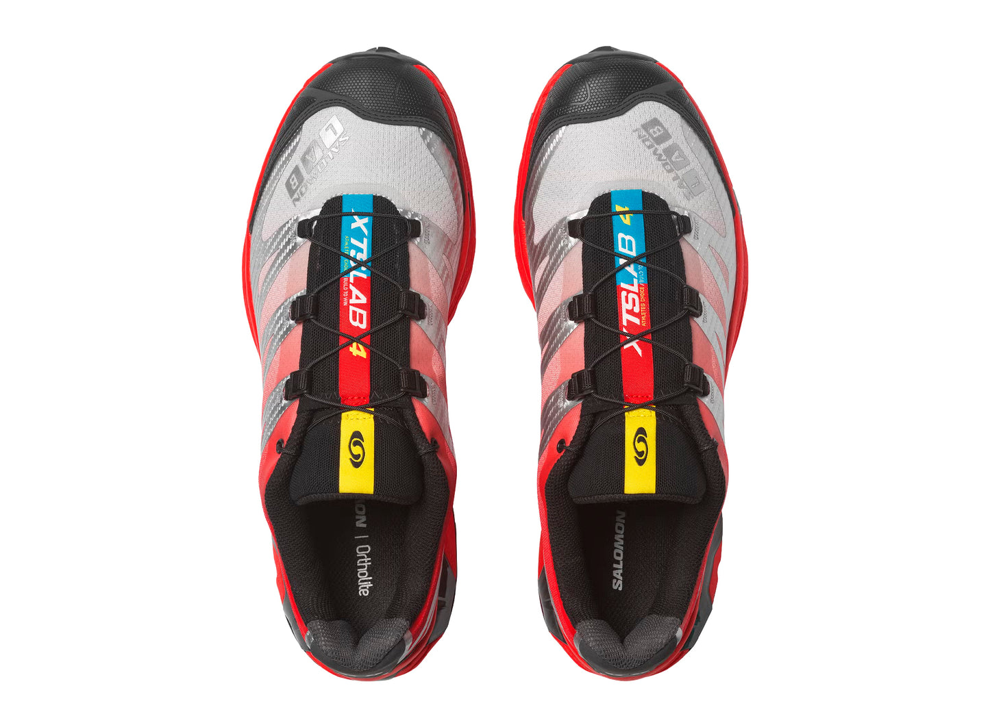 Salomon XT-4 OG in Silver / Fiery Red – view 4