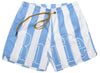 Rhude Logo Striped Swim Shorts