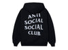 Anti Social Social Club Mind Game Glitter Hoodie in Black
