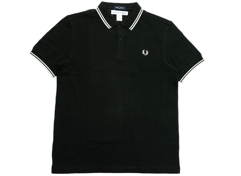 Comme des Garçons SHIRT x Fred Perry Strong Will Polo Shirt in Green