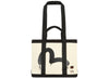 Evisu Graffiti Seagull Print Canvas Tote Bag