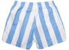 Rhude Logo Striped Swim Shorts