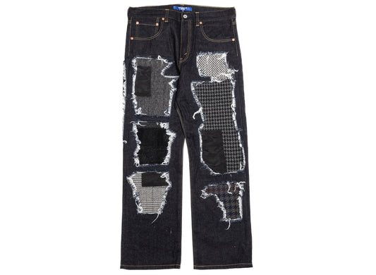 Junya Watanabe MAN Cotton Pants in Indigo Mix, men's cotton trousers