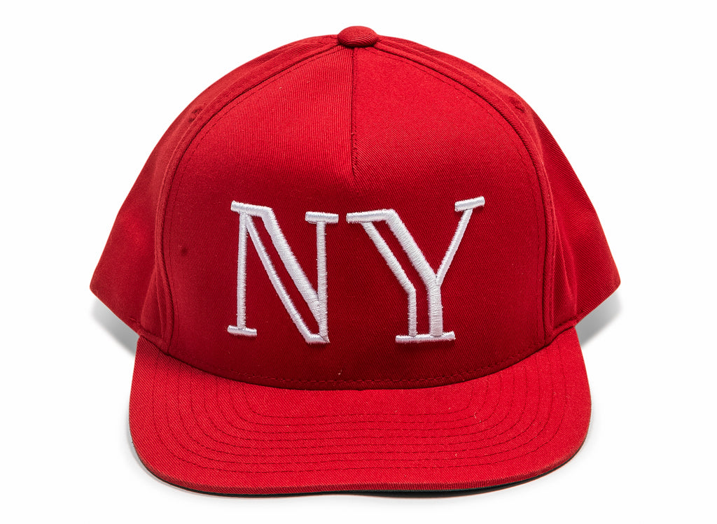 40 Oz Vans New York Snapback Hat in Red