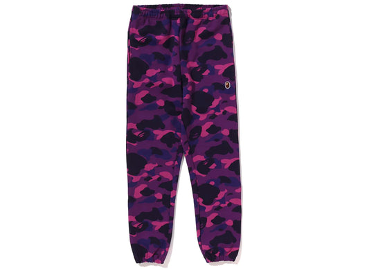 Women's A Bathing Ape Color Camo Sweatpants in Purple xld