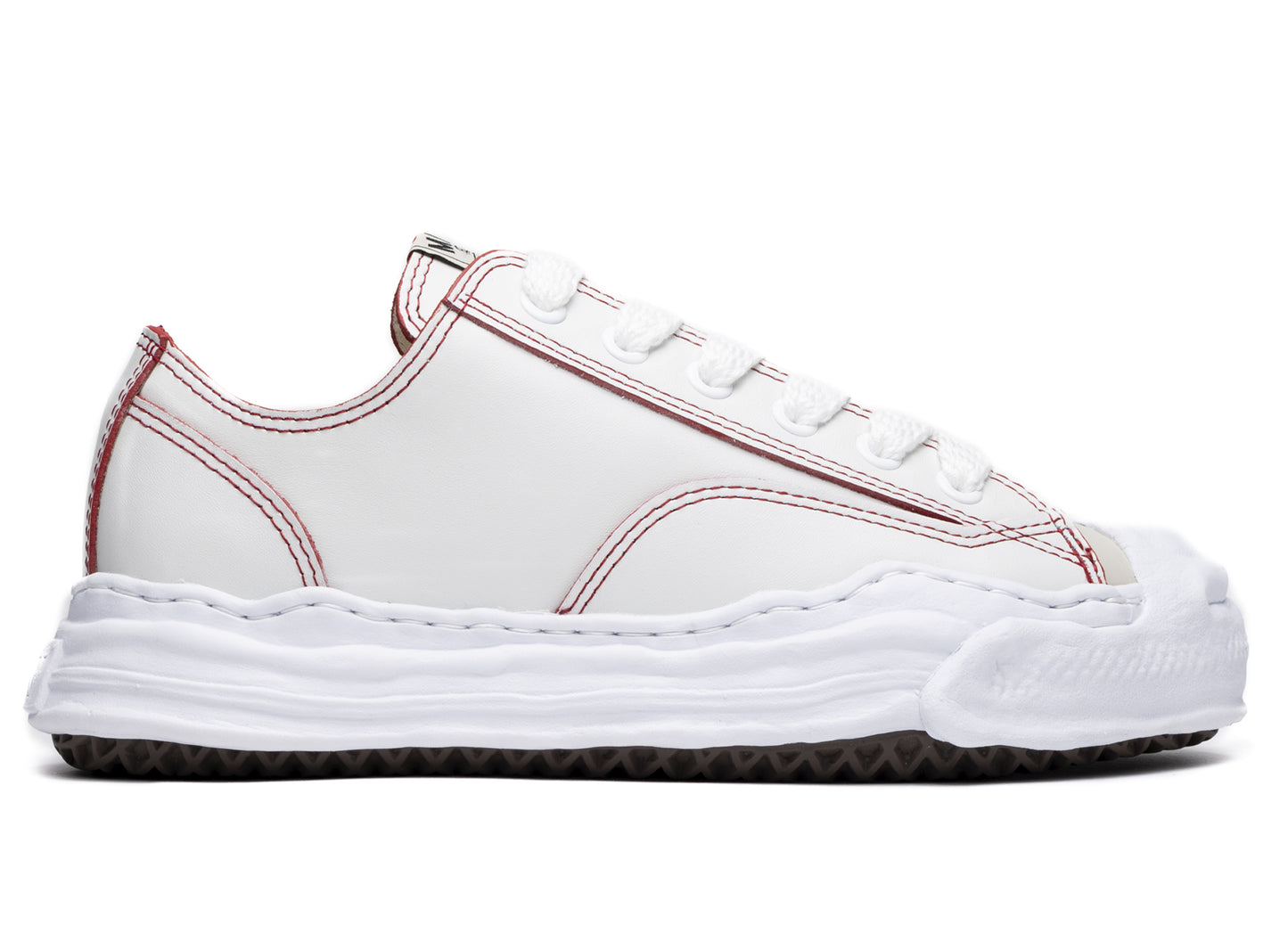 Maison Mihara Yasuhiro Leather Peterson Low in White xld – Oneness Boutique