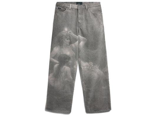 Rassvet (PACCBET) Nymph Baggy Denim Pants in Black