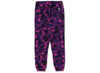 Women's A Bathing Ape Color Camo Sweatpants in Purple