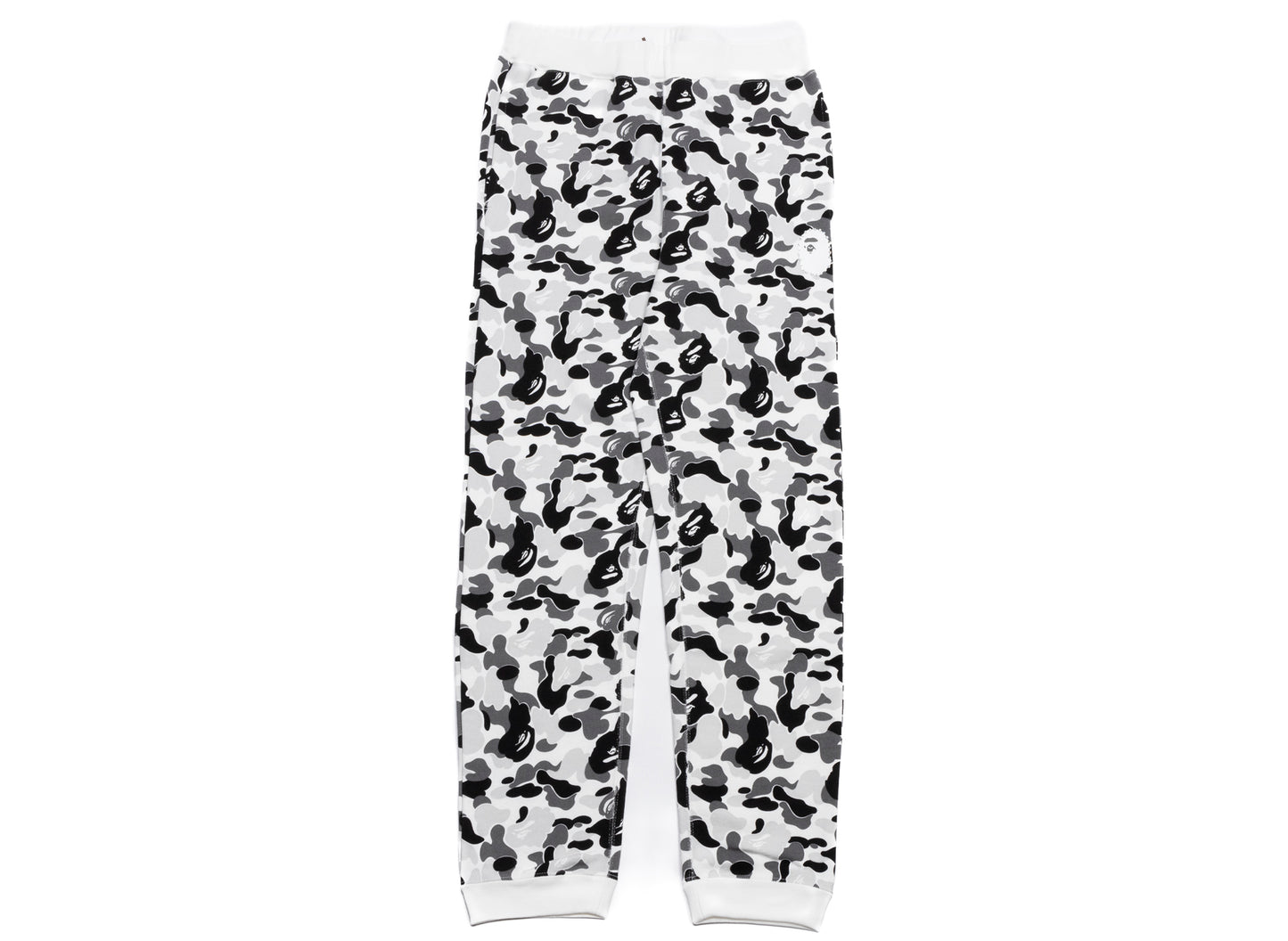 Pantalon de survêtement A Bathing Ape ABC Camo Crystal Stone Blanc/Noir