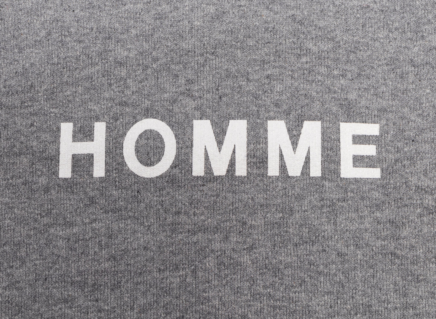 Comme des Garçons HOMME Logo Hoodie in Grey xld