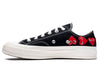 Converse Comme des Garçons Play Multi Heart Chuck Taylor All Star 70 Low