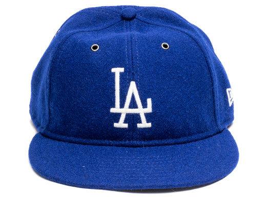New Era New Los Angeles Dodgers Wool Fitted Hat in Blue