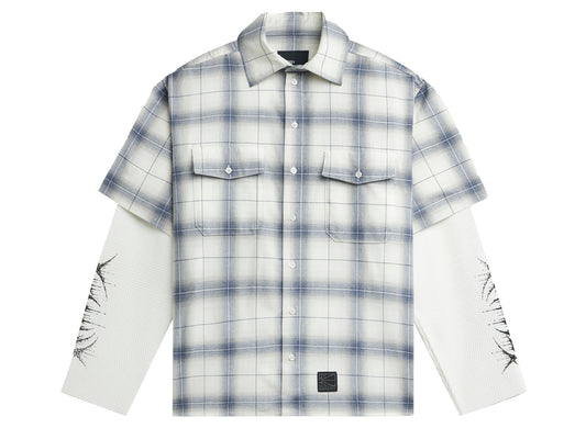 Rassvet (PACCBET) Doom Waffle Work LS Overshirt in Grey