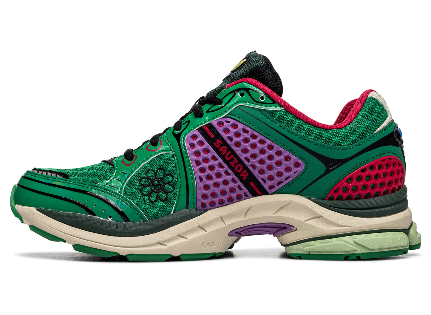 Saucony x Jae Tips Progrid Triumph 4 in Fern