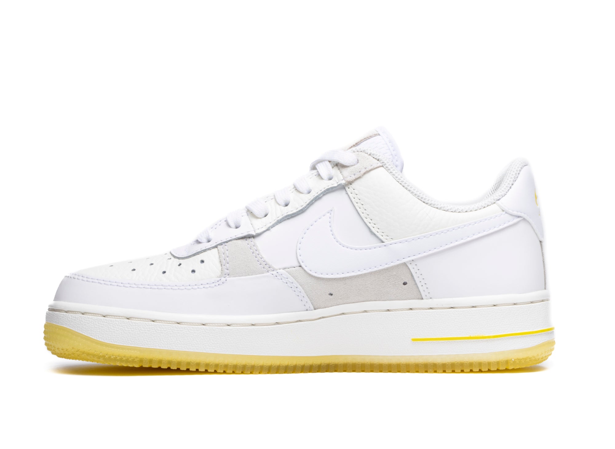 nike air force 1 white and yellow womens