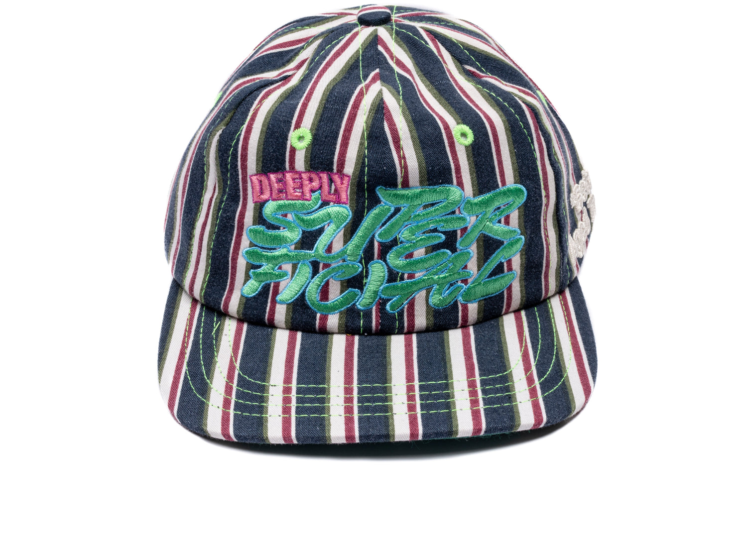 Better With Age Deep Reconstructed Button Down Hat in multi-color, one-of-one handmade unisex cap