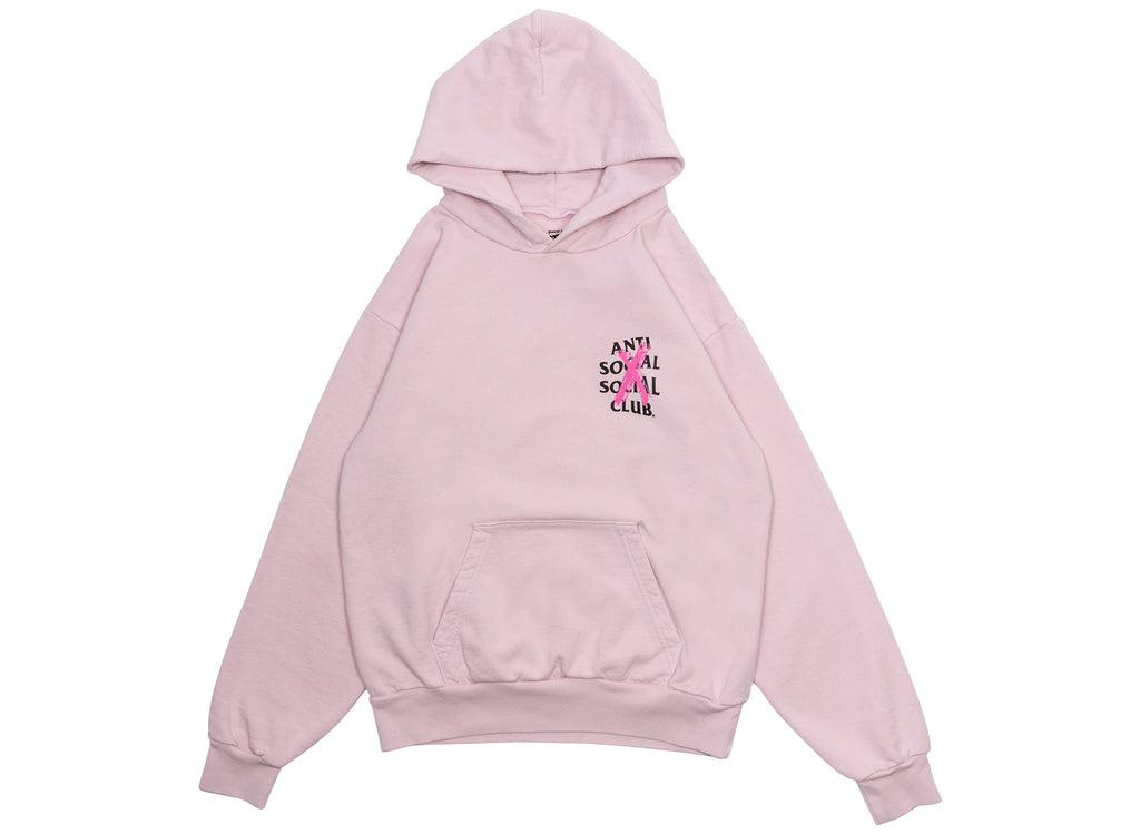 Anti Social Social Club Made in USA Cancelled Hoodie in Pink