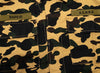 A Bathing Ape 1st Camo Military Shirt in Yellow