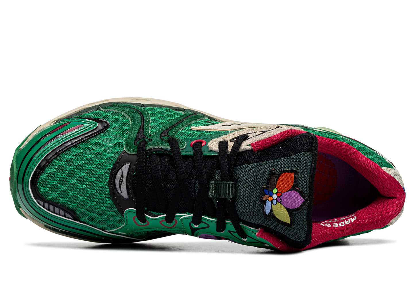 Saucony x Jae Tips Progrid Triumph 4 in Fern
