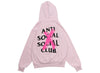 Anti Social Social Club Made in USA Cancelled Hoodie in Pink