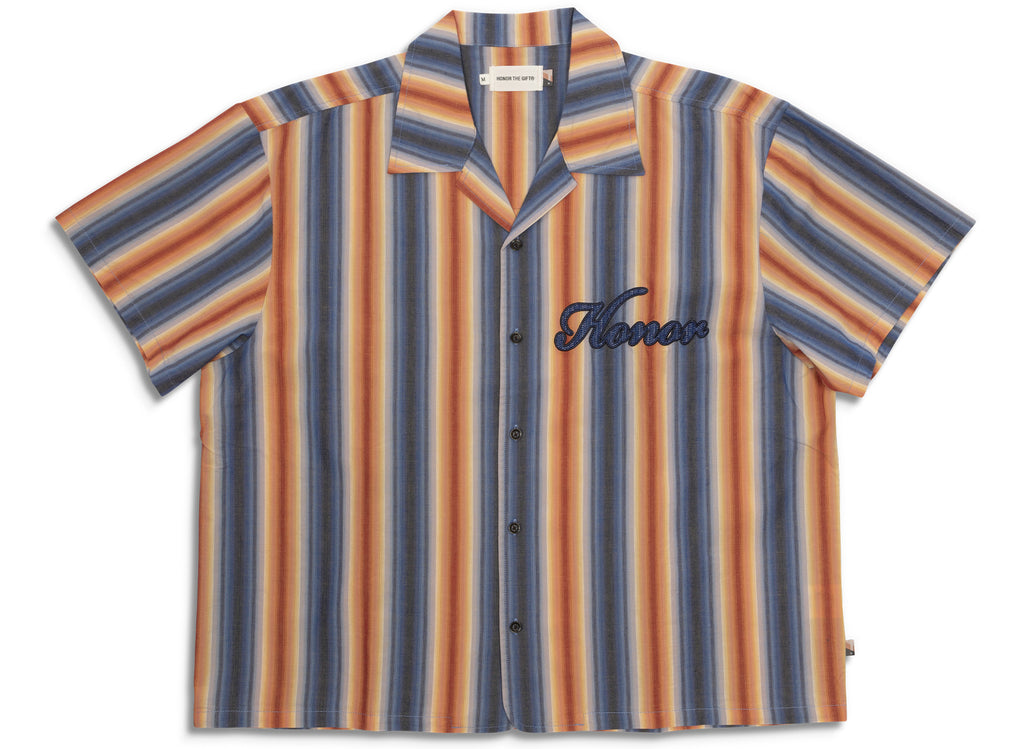 Honor the Gift Auto Shop Camp Shirt in Blue