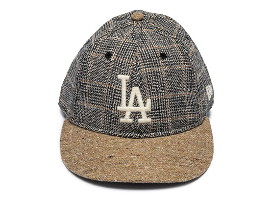 New Era Vintage Tweed Los Angeles Dodgers Fitted Hat