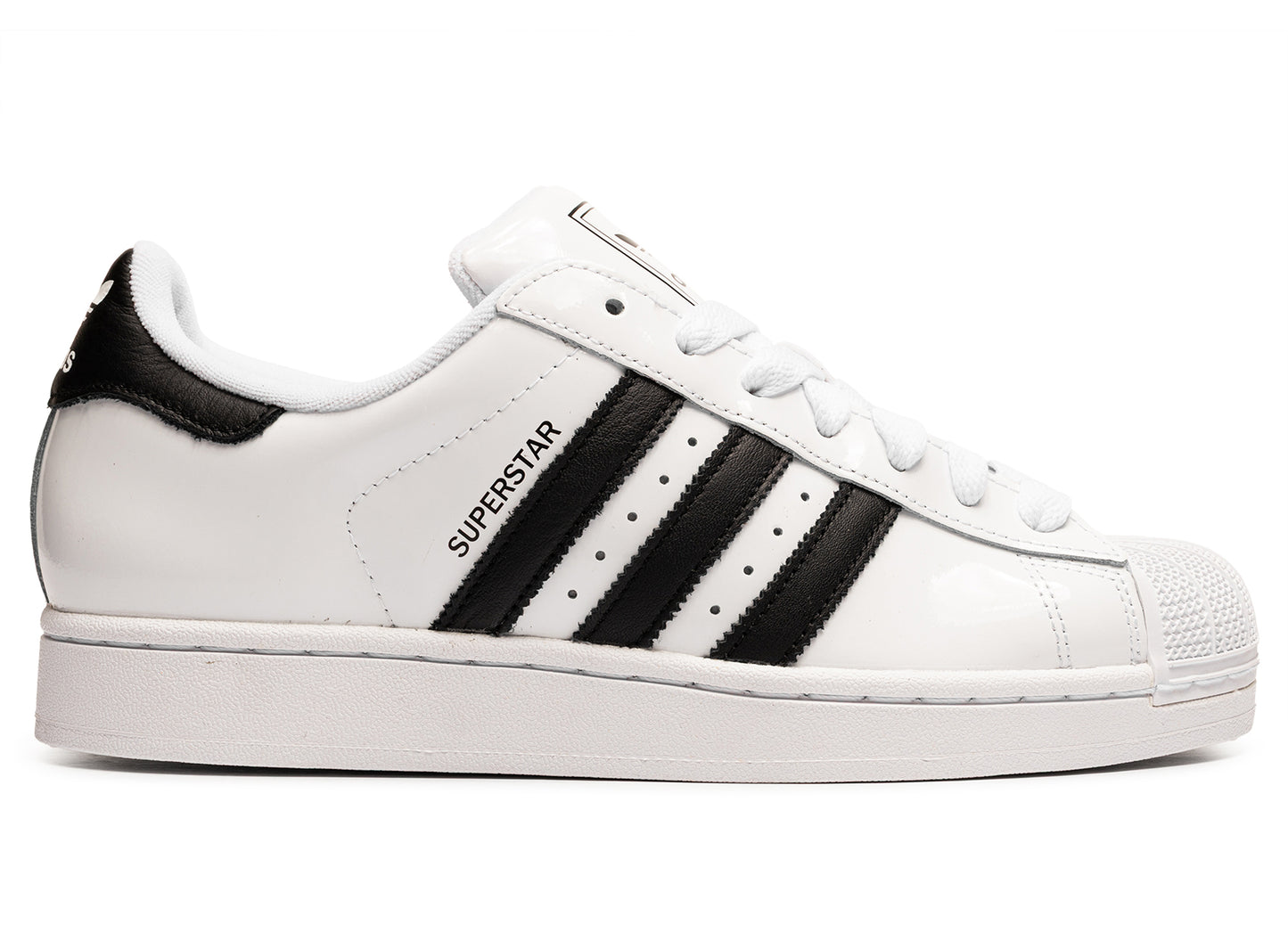 adidas Superstar II White Black Patent 13 adidas Superstar II White Black Patent 13