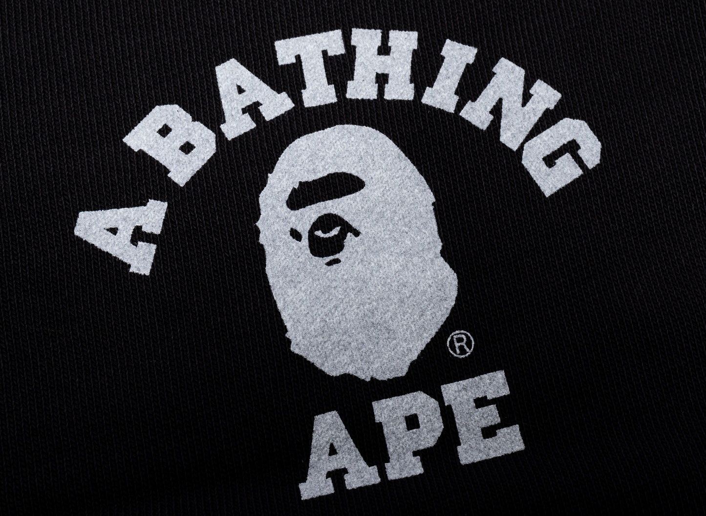 A Bathing Ape College One Point Overdye Pants in Black