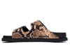 Birkenstock Arizona Lined 1774 in Natural Snake Brown