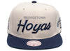 Mitchell & Ness NCAA Just Don Cream Georgetown Snapback